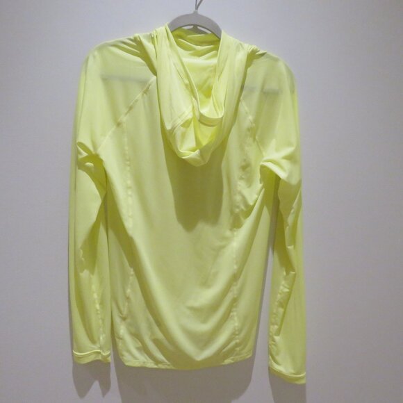 OUTDOOR RESEARCH Echo Hoodie Top in Cool Matcha Yellow Outdoor Gorpcore Layering - Picture 8 of 11